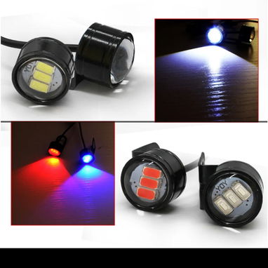 Luces led q parpadean estrobo se ponen en la base de los espejos en la moto - Img 80721091