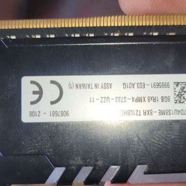 Ram ddr4 hiperx fury 3733mhz tengo mensajería a toda la habana - Img 123399972