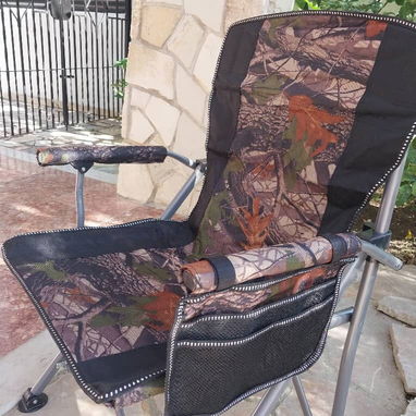 Silla plegable de camping con accesorios útiles. - Img 122130136