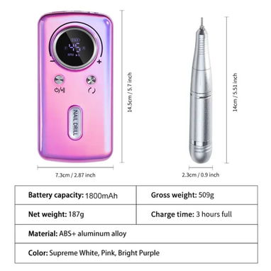 Torno de Uñas Inalámbrico Profesional - 2/2