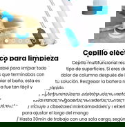 Cepillo eléctrico para limpieza. Nuevo a estrenar - Img 49038246