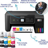 Epson EcoTank ET-2870 Impresora de Depósito de Tinta(Para Uso Intensivo en Hogar, Wi-Fi, A4 |Imprimir, Copiar, Escanear) - Img 54509637