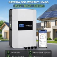 🔋Batería de Litio LiFePO₄ ECO-WORTHY (51.2V • 100Ah • 5.12 kWh)🔋 - Img 57132145