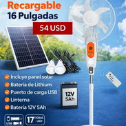 Ventilador Recargable de pedestal - Img 54626106