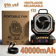 Ventilador recargable f22 - Img 57983051