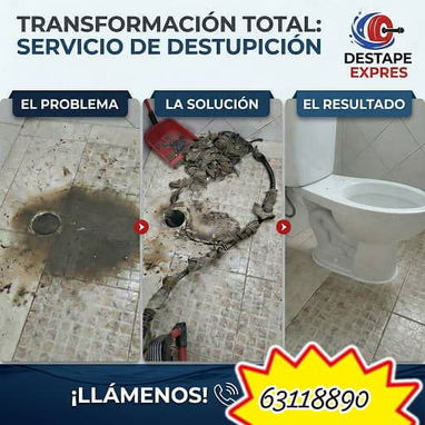 Destupicion en sanitaria e hidráulicas, sin romper pisos ni paredes - Img 123065513