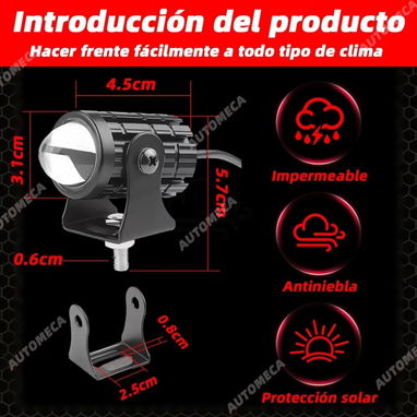 Par faros luces led motos y autos - Img 122239621