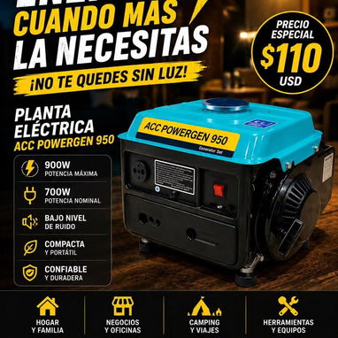 🔥 PLANTA ELÉCTRICA ACC POWERGEN 950 - 3/3