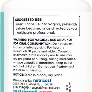 Ácido Bórico 600mg (Nutricost · 60 cápsulas) - 5/6