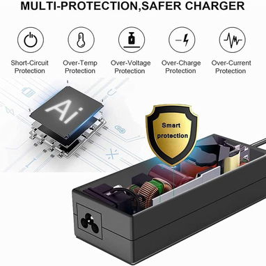 Cargador para portátil de reemplazo para computadora portátil HP 45W Adaptador de alimentación de punta azul inteligente - Img 118435282