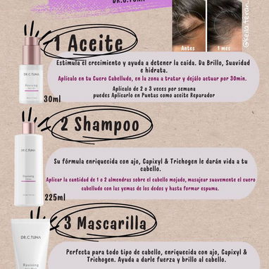 ✨ SET REVIVING, SET REPARACIÓN INTENSIVA Y VOLUMIZING DE LA MARCA FARMASI - 5/10