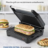25 USD. SANDWICHERA GRILL MILEXUS. FACTURA + GARANTÍA - Img 55559611
