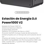 Estación de Energía DJI Power1000 V2. Potencia Solar: Admite una entrada de carga solar de hasta 800W - Img 55550512