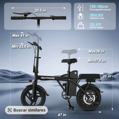 🔥 BICICLETA ELÉCTRICA VOLTVOGUE – COMPLETAMENTE NUEVA 🔥 - 3/9