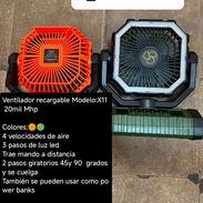 Ventilador recargable Modelo:X11 son iguales a los F6 son de 20mil Mhp - Img 57652343