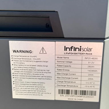INVERSOR SOLAR HÍBRIDO INFINISOLAR 6 kw y BATERÍA DE RESPALDO 15.3 Kwh - Img 119308059