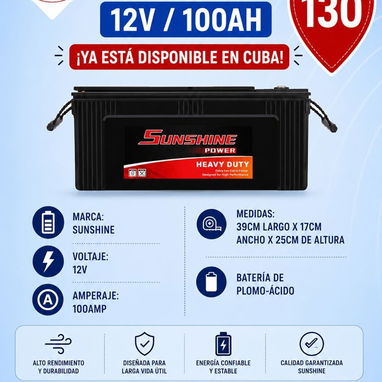 PRECIO: ✅$16usd✅ Oferta de Baterías / LiFePO4 12.8v 200/300Ah - 7/9