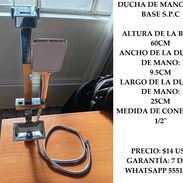 DUCHA DE MANO CON BASE Y JABONERA S.P.C, ENTREGA DE FACTURA, VARIEDAD DE DUCHAS, GRIFOS, PILAS DE LAVAMANOS, ETC - Img 55967896
