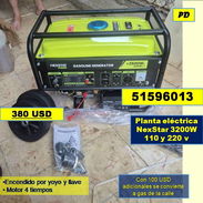 PD-615-Plantas electricas-Planta eléctrica NexStar 3200W 110 y 220 v....380 USD...51596013 - Img 55915331