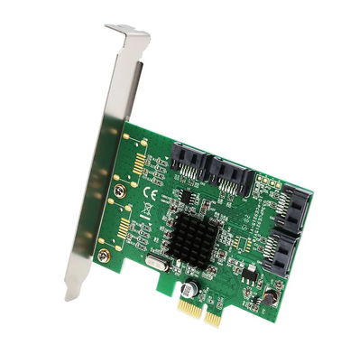 EXCELENTE TARJETA CON _ 4 PUERTOS SATA _PCI EXP 1X _ 59361697 - Img 97499924