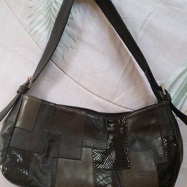 Cartera de vestir, de piel, color negro - 2/2