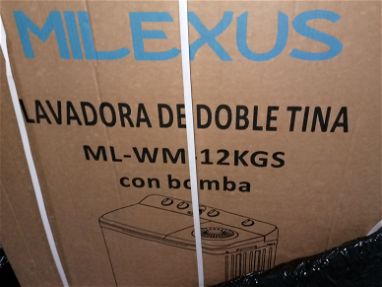 !!!!Lavadora semiautomática 12 kg, milexus - Img 61792574