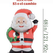 Globo de Santa Claus 121x91 cm - Img 57825759