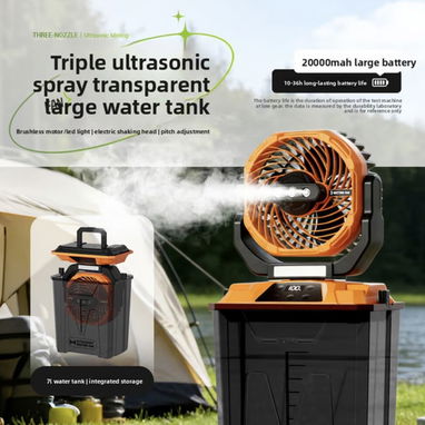 Ventilador recargable/Nebulizador 3D - Img 126376580