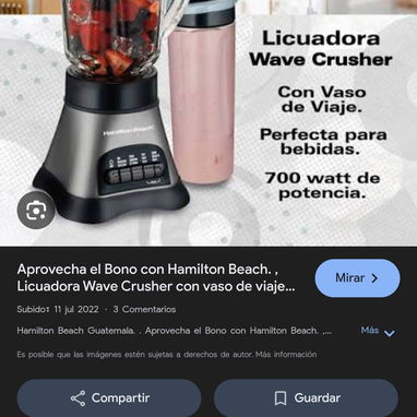 LICUADORA MULTIFUNCION HAMILTON BEACH NUEVAS EN CAJA - Img 119441369