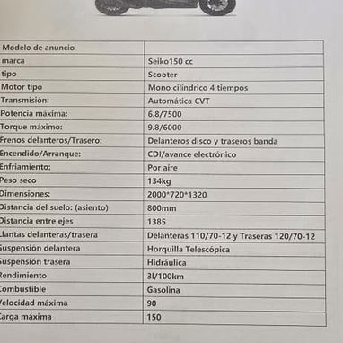 Motos de gasolina Marca SOUKA Precio 2000 Descripción en fotos - Img 123595166