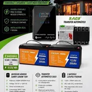 Inversor híbrido SUMRY 4000W + 2 baterías 12.8V 200Ah + transfer Saco (s) - Img 56732728