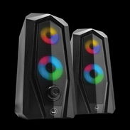 (X) Bocinas de PC BRV30 Gaming USB 2.0 – Black LED – SP9030BK $19.47 - Img 56519065