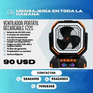 🌬️🔥Ventilador Portátil Recargable F22S 🔋 Batería de 40,000 mAh 💰 PRECIO: $90 🛡️ GARANTÍA: 15 DÍAS - Img 56939698