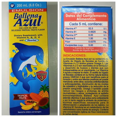 Manzatin - Polyvisol - Ballena azul - Zepol para niños y bebés - Img 111457072