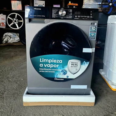 Lavadora Secadora Hisense 15KG Gris Carga Frontal | $750 | Transporte Incluido | Garantía y Factura | Lavado & Secado - 2/4