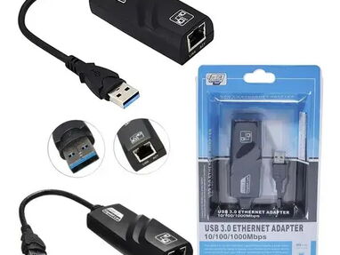 Adaptador RJ45 USB 3.0 de hasta 1000 Mbps...Ver fotos....51736179 - Img main-image-45166243