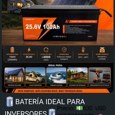 Baterías varios modelos para inversores,con transporte gratis según el lugar - 5/5