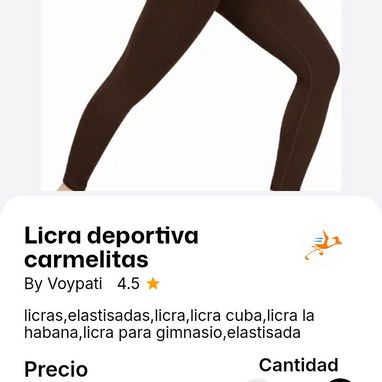 VENTA DE LICRAS DEPORTIVAS - 6/7