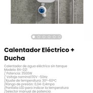 Calentador de agua Eléctrico + Ducha, sin tanque - Img 55957523