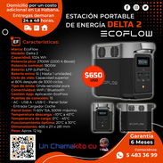 💡CALIDAD-PRECIO💡EF DELTA 2 - 2700/1800W CON 1024WH BATERÍA. 6 MESES DE GARANTÍA CON FACTURA Y MENSAJERÍA. TL 54833699 - Img 55380112