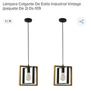 Lampara de techo colgante, moderna, vintage - Img 52950652