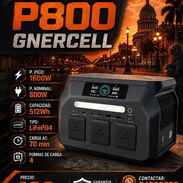 ⚡P800⚡ESTACION DE ENERGÍA GNERCELL 1600WP/800WN - 512WB BATERÍA. GARANTÍA 6 MESES. TL 54833699 - Img 55595842
