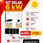 Kit solar 1ra mano - Img 55970758