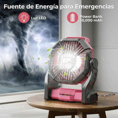 Ventilador solar portátil de 30000 mAh - 5/5