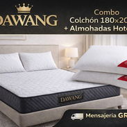 Colchon DAWANG😴 con varias medidas, almohadas de regalo y mensajería gratis. Escríbeme al WhatsApp 56249037 - Img 54811744
