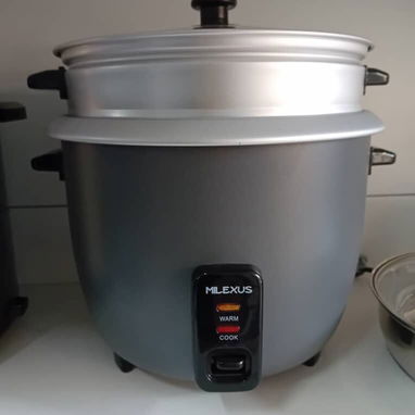Olla Arrocera 2.2L Milexus Potencia: 500W Tapa de vidrio templado, Interior Aluminio Precio 70 USD  Mensajería Incluida - Img 113385888