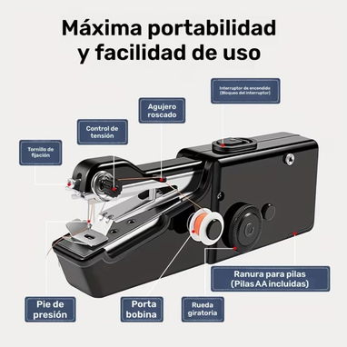 Mini maquina de coser electrica portatil - Img 125989161