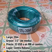 Manguera de agua reforzada de media 20 metros - Img 57864242