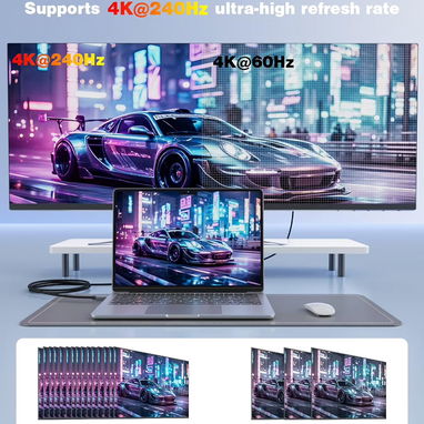 ☎️53544655 🛵 Entrega Disponible ⭐Cable USB-C a DisplayPort 1.4 UANTIN (6 pies / 1.8 m) ⭐ - Img 127614683