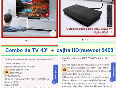 Tv Konka 32" con cajita incluida. TV de 43" + cajita HD. Nuevos y con garantia - Img main-image-45479280